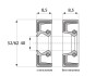 Сальник ступицы заднего колеса DAEWOO LANOS, NUBIRA, NEXIA 40-52/62-8,5 (NBR) ASR 040-52/62-8,5 TC (фото 3)