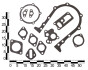 Комплект прокладок ДВС ЗИЛ 130, 131, УРАЛ 375 мягкий (кожкартон, Германия) ASR GA430001Kit (фото 3)