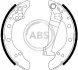 Колодка тормозов. барабан. AUDI/VW 80/100/Passat задн. (выр-во ABS) A.B.S. 8778 (фото 1)