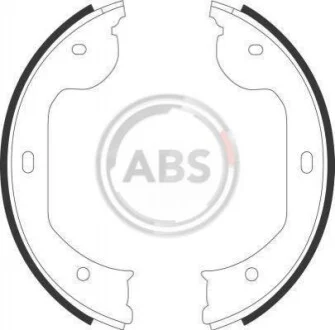 Колодка тормозов. барабан. BMW, RENAULT, VW задняя (выр-во ABS) A.B.S. 9109