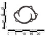 Прокладка насоса водяного ГАЗ 3302 дв. 405, 406 "помпы" (кожкартон, Германия) ASR GA360031 (фото 3)