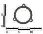 Прокладка насоса водяного ЗАЗ Sens, 1102-05 "помпы" (кожкартон, Германия) ASR GA370016 (фото 3)