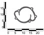 Прокладка насоса водяного ГАЗ 3302 дв. 405, 406 "помпи" (Elring, 0,5 мм) OEM 406-1307049-El (фото 3)