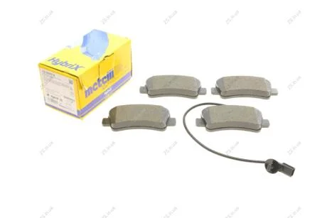 Комплект гальмівних колодок з 4 шт. дисків METELLI 22-0899-0