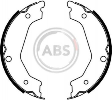 Колодка гальм. барабан. KIA SORENTO 2.5CRDI 06-,3.3 V6 07- задн. (ABS) A.B.S. 9196