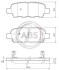 Колодка гальм. диск. NISSAN/RENAULT QASHQAI/X-TRAIL/KOLEOS задн. (ABS) A.B.S. 37321 (фото 1)