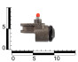 Цилиндр тормозной передний УАЗ 469, 452, 2206, 31512, 31519, 3303, 3741, 3909, 3962 лев. Truckman 469-3501041-01 (фото 2)