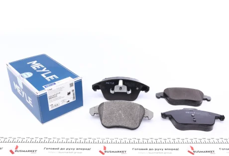 Комплект гальмівних колодок з 4 шт. дисків MEYLE 025 245 5719