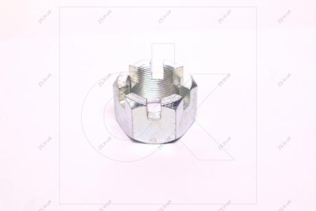 Гайка М33х1,5 реактивного пальця КАМАЗ, Краз коронч. Н = 32-33 мм., анод.> ДК 349605-П