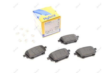 Комплект гальмівних колодок з 4 шт. дисків METELLI 22-1236-0