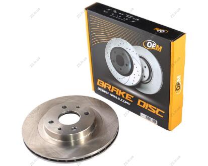 Диск гальмівний передній ВАЗ 2110-12, 14" (вент.) OEM 2112-3501070