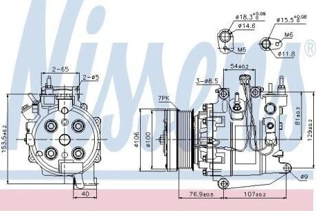 Компресор кондиціонера Nissens 89247