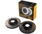 Диск гальмівний передній DAEWOO LANOS, NEXIA, SENS; OPEL ASTRA F, CORSA, VECTRA A 13" (вент.) перфорація GRAPHITE Line,, компл. 2шт OEM 90121445 GL (фото 1)