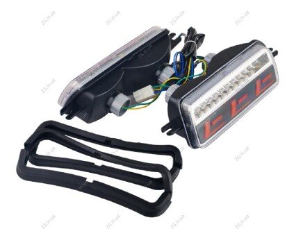 Подфарник ВАЗ 2121, ДХО, RED, (к-т 2 шт.) WATT 2121 RED