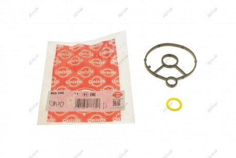 Комплект рокладок, корпус фильтра масляного FORD/PSA 2,0/2,2 Hdi DW10/DW12 (выр-во) Elring 868.240