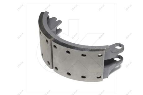 Колодка тормозов. КАМАЗ ЕВРО-1 литая с накл. в сб. <> ДК 53229-3501090