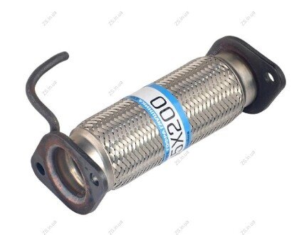 Гофра 45х200 с фланцами ВАЗ, Daewoo Lanos 1.4, Matiz, Hyundai, Kia 3-х слойная OEM 45X200 F3SN