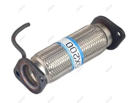 Гофра 45х200 с фланцами ВАЗ, Daewoo Lanos 1.4, Matiz, Hyundai, Kia 3-х слойная OEM 45X200 F3SN