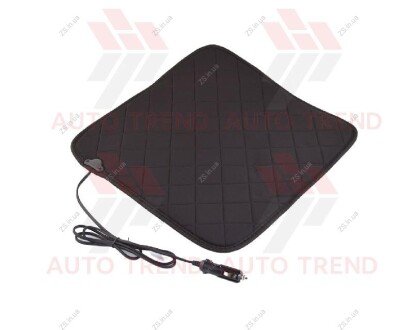 Накидка на сидіння з підігрівом, чорна 12В, 43х43см LAVITA LA 140404BK (фото 1)