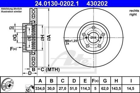 Гальмівні колодки ATE 24.0130-0202.1