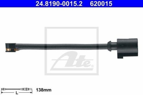 Датчик зношування колодок ATE 24.8190-0015.2