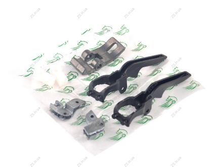 Ремкомплект ручек ВАЗ 2108, 2109 перед., с клавишами и защелкой багажника Pegas 2108 р/к