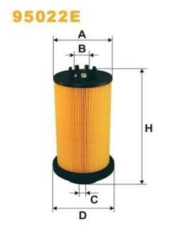 Фільтр паливний KX80 MB ACTROS WIX FILTERS 95022E