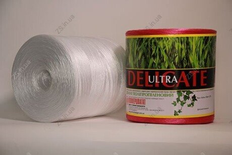 Шпагат (нитка) поліпропіленова кручена 1000 тех. 5 кг (Полімершпагат) Полимершпагат ULTRA DELICATE 1000 (фото 1)