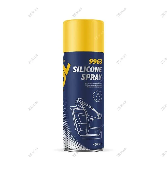 Silicone Spray Antistatisch 450 ml/Змазка силиконова спрей Mannol 450 мл MANNOL 9963 (фото 1)