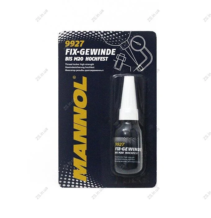 Fix-Gewinde hochfest 10ml/Фіксатор різьби довгостроковий Mannol 0,01 л. MANNOL 9927 (фото 1)