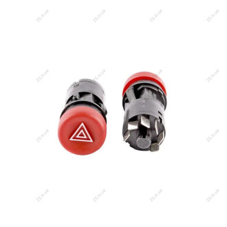 Вимикач аварійної сигналізації 12В (кнопка) ГАЗ, МТЗ (AGH) Agrotex 245.3710