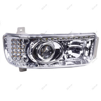 Фара головна (блок-фара) ліва Маз Євро-3 з ходовими вогнями (DRL) S.I.L.A. 301.3775-01