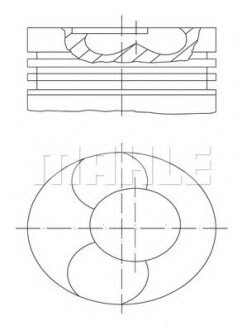 Поршень Knecht/Mahle 2095900