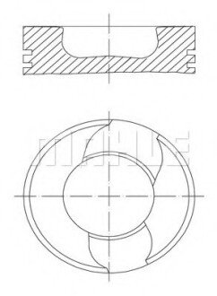 Поршень Knecht/Mahle 2289800