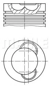 Поршень Knecht/Mahle 2095300