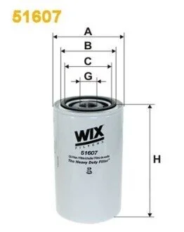 Фільтр оливи WIX FILTERS 51607