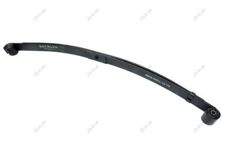 Ресора передня ГАЗ 3302 ГАЗЕЛЬ 2-листова із сайлентблоками DETALKA 3302-2902012-02