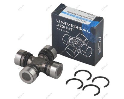 Хрестовина вала карданного Москвич 412, 2140, ИЖ 2715 Ода, (28х52х81,3) (зі стопорними кільцями) ASR UJ390002