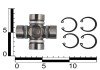 Хрестовина валу карданного ВАЗ 2101-07 (зі стопорними кільцями) (23,84х61,3) ASR UJ350006 (фото 3)