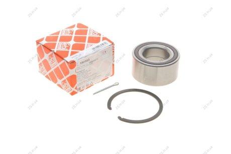 Підшипник призначений для монтажу на маточину, кульковий, з елементами монтажу FEBI BILSTEIN 180593