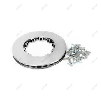 Диск гальмівний DAF з монтажним комплектом (під "клинки") (в-во S.I.L.A. AC) S.I.L.A. SL 11.1640561.W