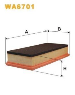 Фільтр повітряний WIX FILTERS WA6701