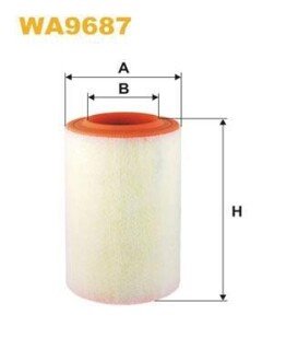 Фільтр повітряний WIX FILTERS WA9687