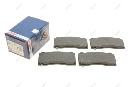 Колодки гальмівні дискові (комплект 4 шт) Bosch 0986460084