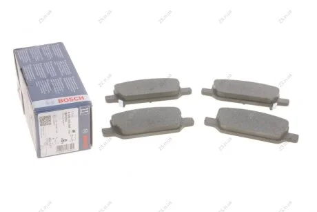 Колодки гальмівні дискові (комплект 4 шт) Bosch 0986460086