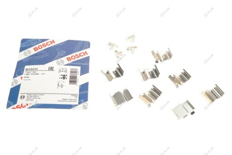 Монтажний к-кт гальмівних колодок Bosch 1 987 474 351