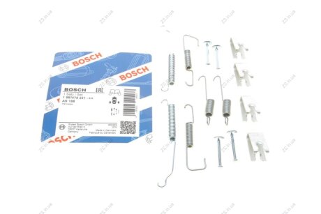Монтажний к-кт гальмівних колодок Bosch 1 987 475 231