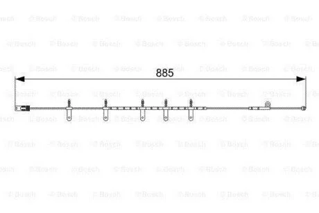 Датчик зносу гальмівних колодок Bosch 1 987 473 015