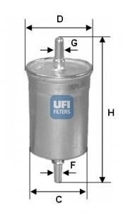 Фільтр паливний UFI 31.769.00