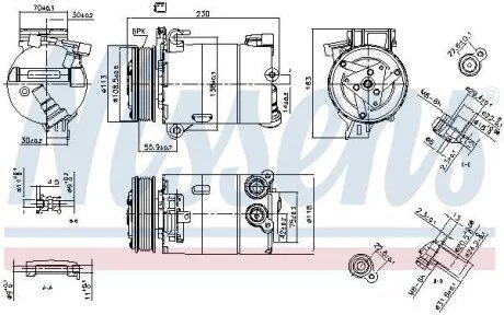 Компресор кондиціонера Nissens 890213